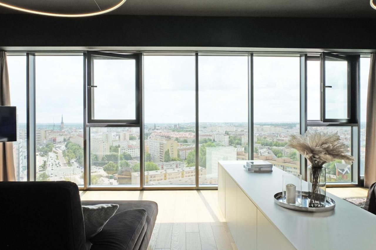 Hanza Tower - Luxurious Apartment 60M2 - 15Th Floor City View Щецин Экстерьер фото